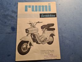 RUMI  MOTO  1956  PROSPECTUS  VINTAGE  COLLECTION