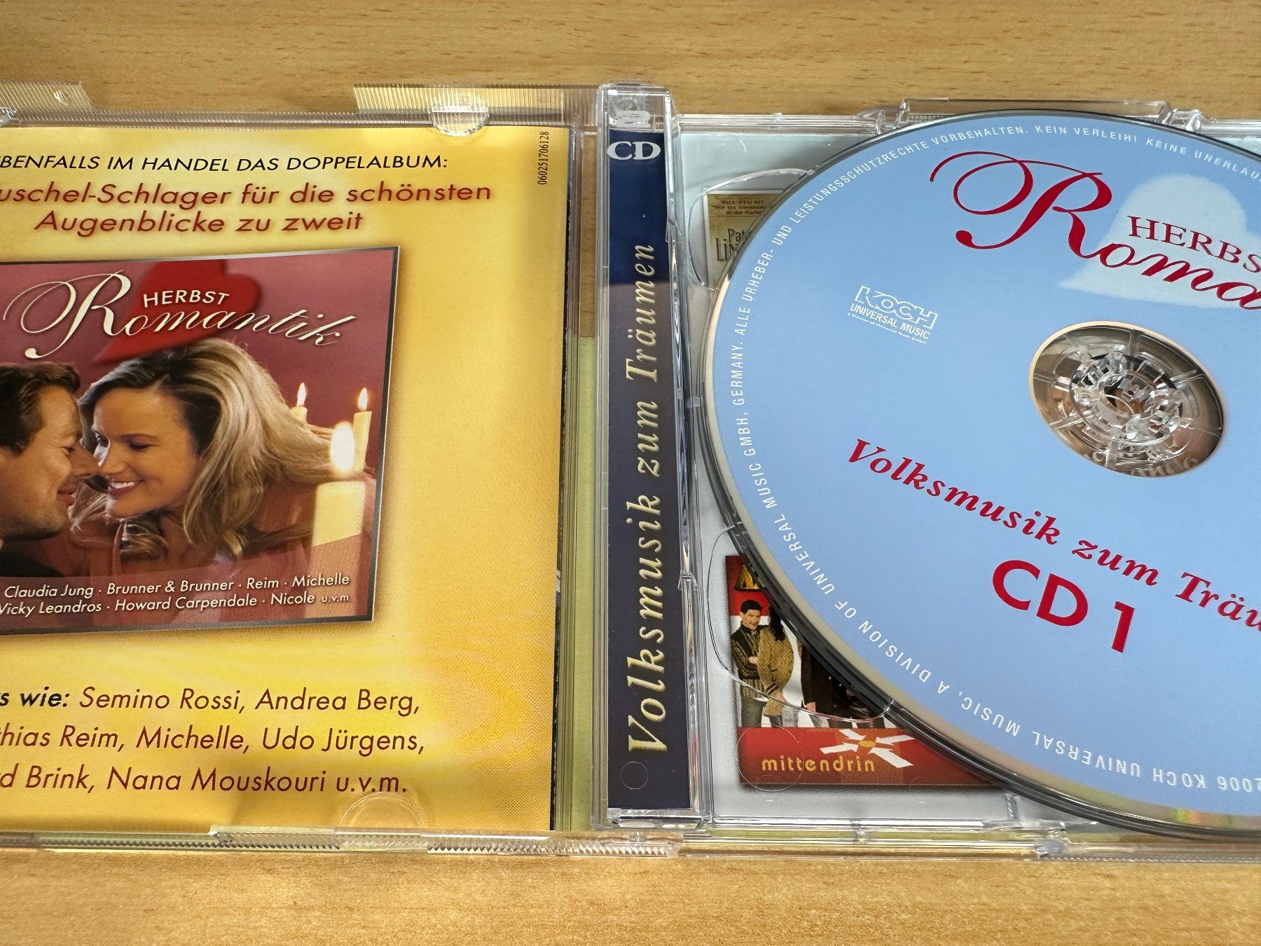 CDs: Hit Auf Hit Herbstromantik Volksmusik - 2 CD – Gebraucht aus Rikon im Tösstal von Alpenmutz 2
