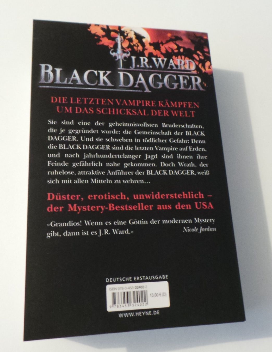 Bücher: Black Dagger Band 41 "Verbotene Liebe" J.R. Ward – Gebraucht aus Flamatt von Tattoo18 1