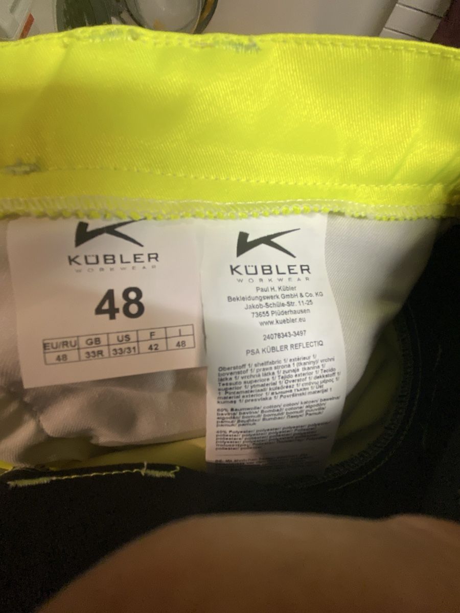 Kübler Hosen: Kübler refleciq – Neu (gemäss Beschreibung) aus Gurmels von T7.220 2