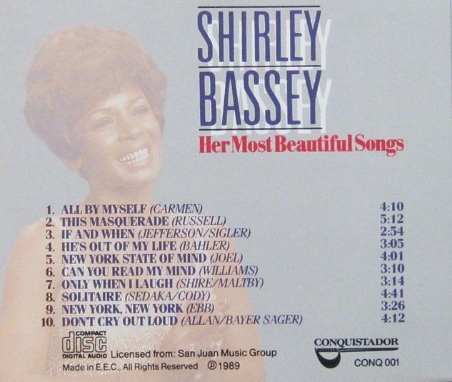 CD: Shirley Bassey - Her most beautiful songs – Usato da Grüningen venduto da azulgris 1