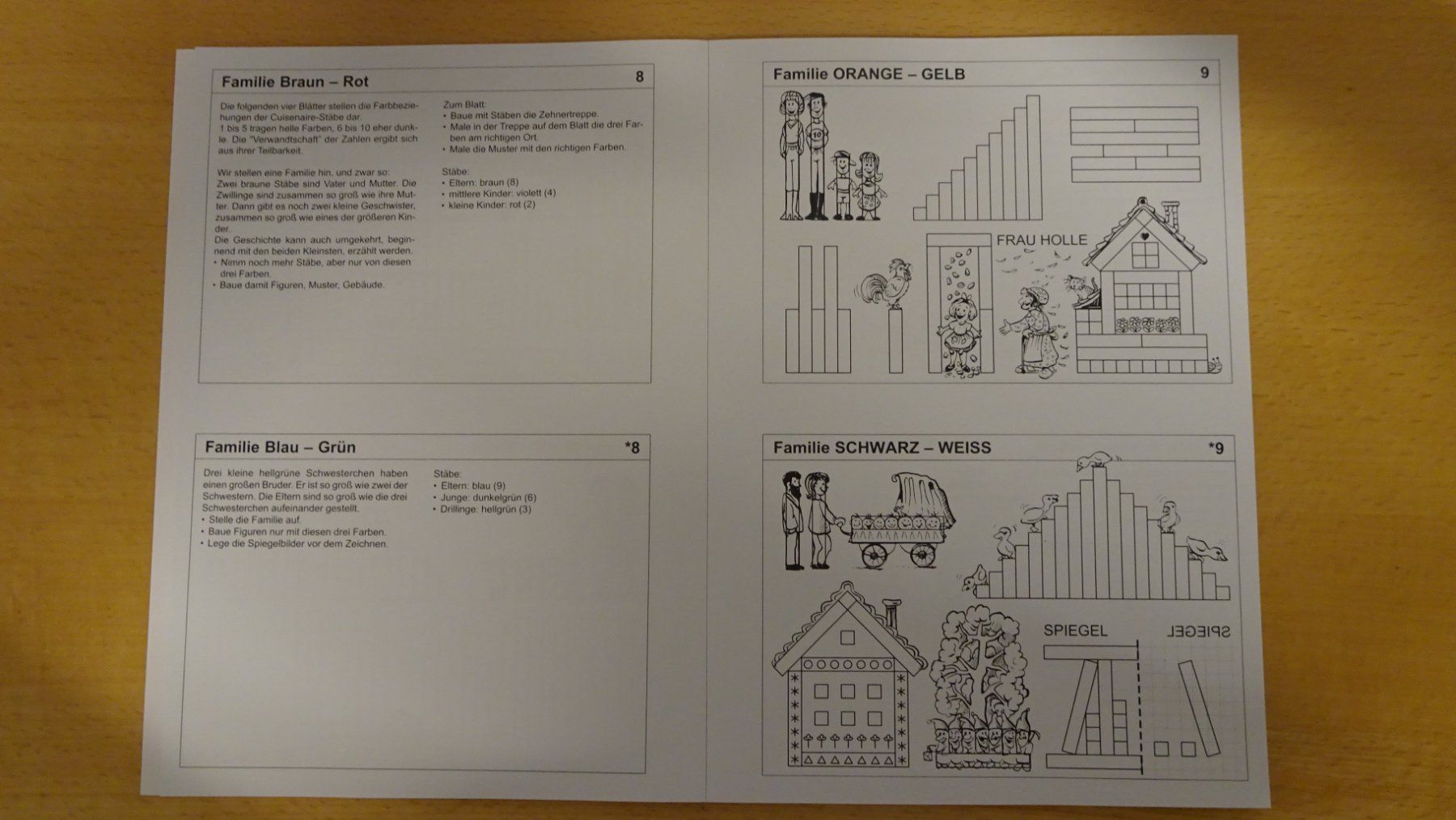 Libri: Cuisenaire-Stäbe Rechenstäbchen + Buch mit Arbeitsblättern – Nuovo (secondo la descrizione) da Zürich venduto da blaumeisli62 7