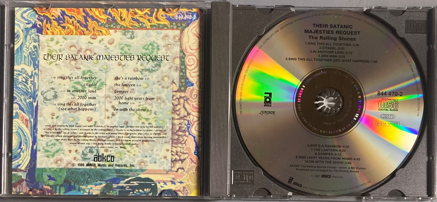CD: THE ROLLING STONES - THEIR SATANIC MAJESTIES REQUEST – Usato da Poliez-Pittet venduto da Newtown-Records 2