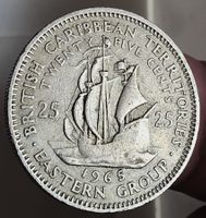 EAST CARIBBEAN STATES 25 CENTS 1965