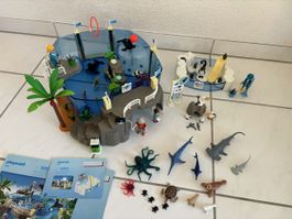 2 Sets Playmobil Family Fun Aquarium 9060 und 9062 