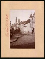 Fotografie Oschatz, Hospitalstrasse mit 