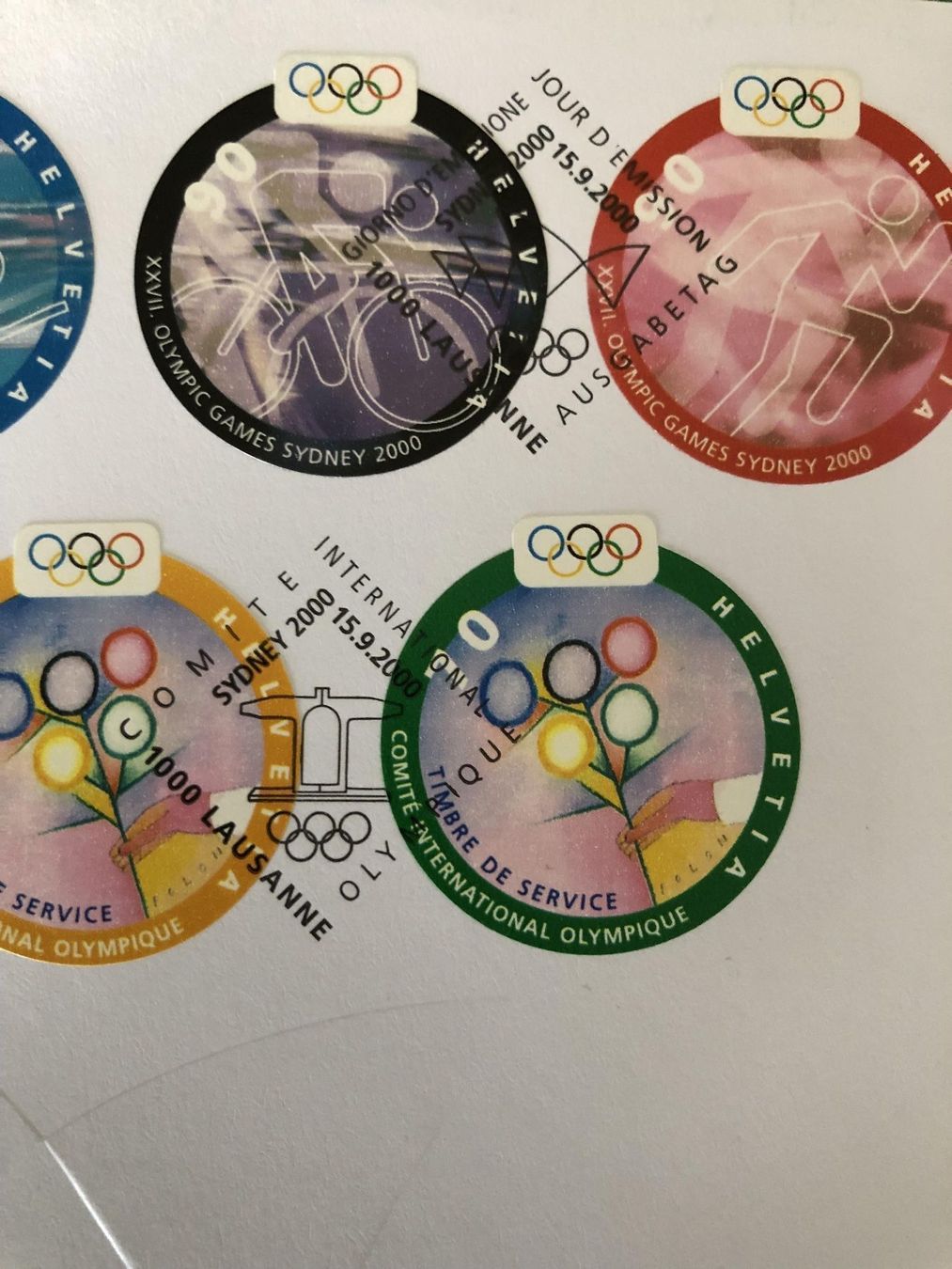 Tous les timbres: Olympiade Sydney 2000 – D'occasion à Horw par Luki49 9