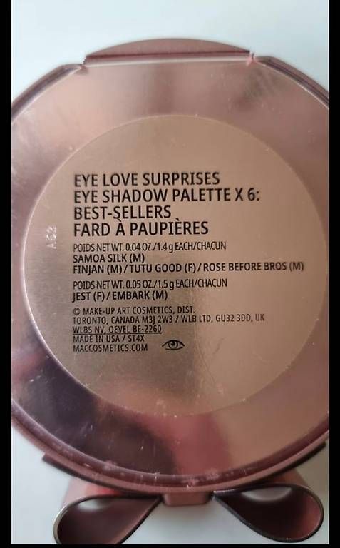Make-up: MAC  Cosmetics Lidschattenpalette - neu – Nuovo (secondo la descrizione) da Genève venduto da Petite_etoile 4