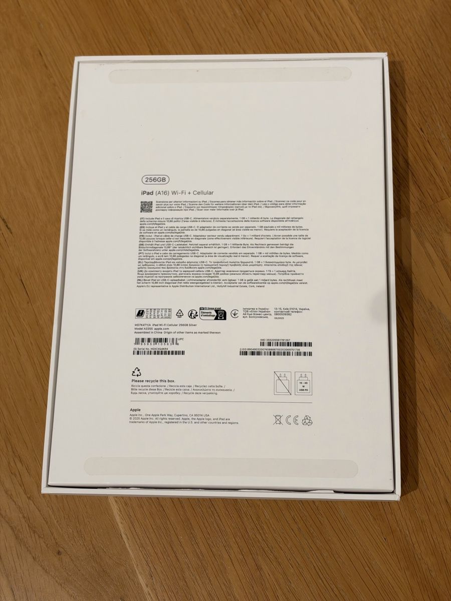 Apple Tablet PC: iPad A16 WiFi & cellular  – Nuovo (secondo la descrizione) da Zürich venduto da rawandworn 3