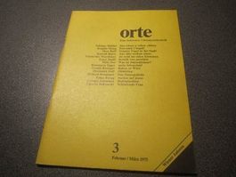Orte Schweizer Literaturzeitschrift 03
