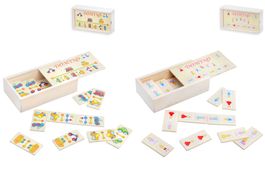 Domino en bois montessori