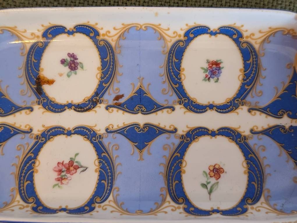 Plateaux: Limoges Porzellanschale handbemalt – D'occasion à Ascona par ArtRomantica 2