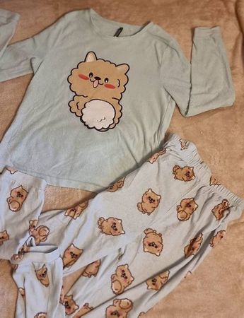 Pyjama Set hellblau 