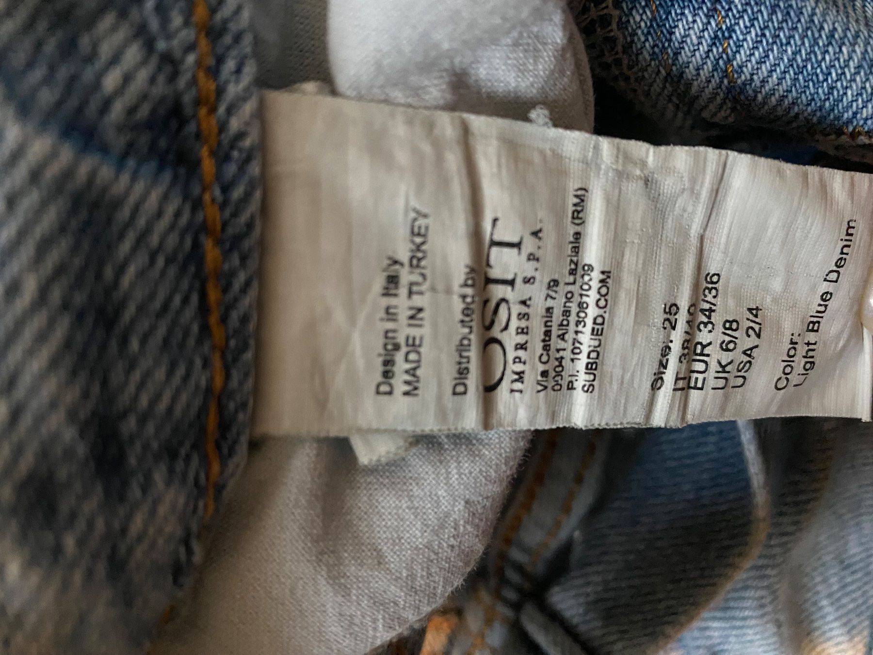 Jeans: Subdued Jeans hellblau Grösse 34/36 – Gebraucht aus Stadel b. Niederglatt von sandart 1