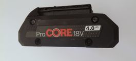 Bosch 18 V proCore Akku für Maschinen 4.ah wenig gebraucht 