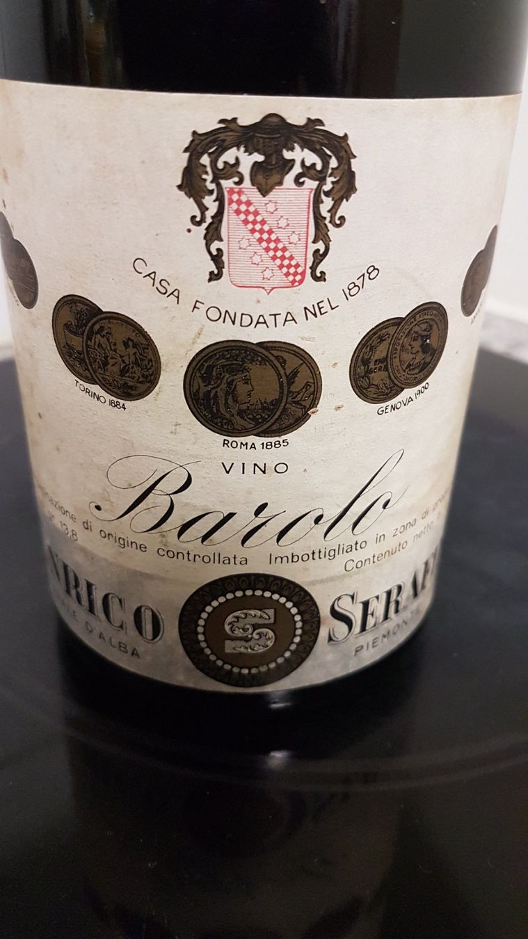 Vino: Barolo Enrico Serafino Riserva 1947 – Nuovo (secondo la descrizione) da Grenchen venduto da poggione 3