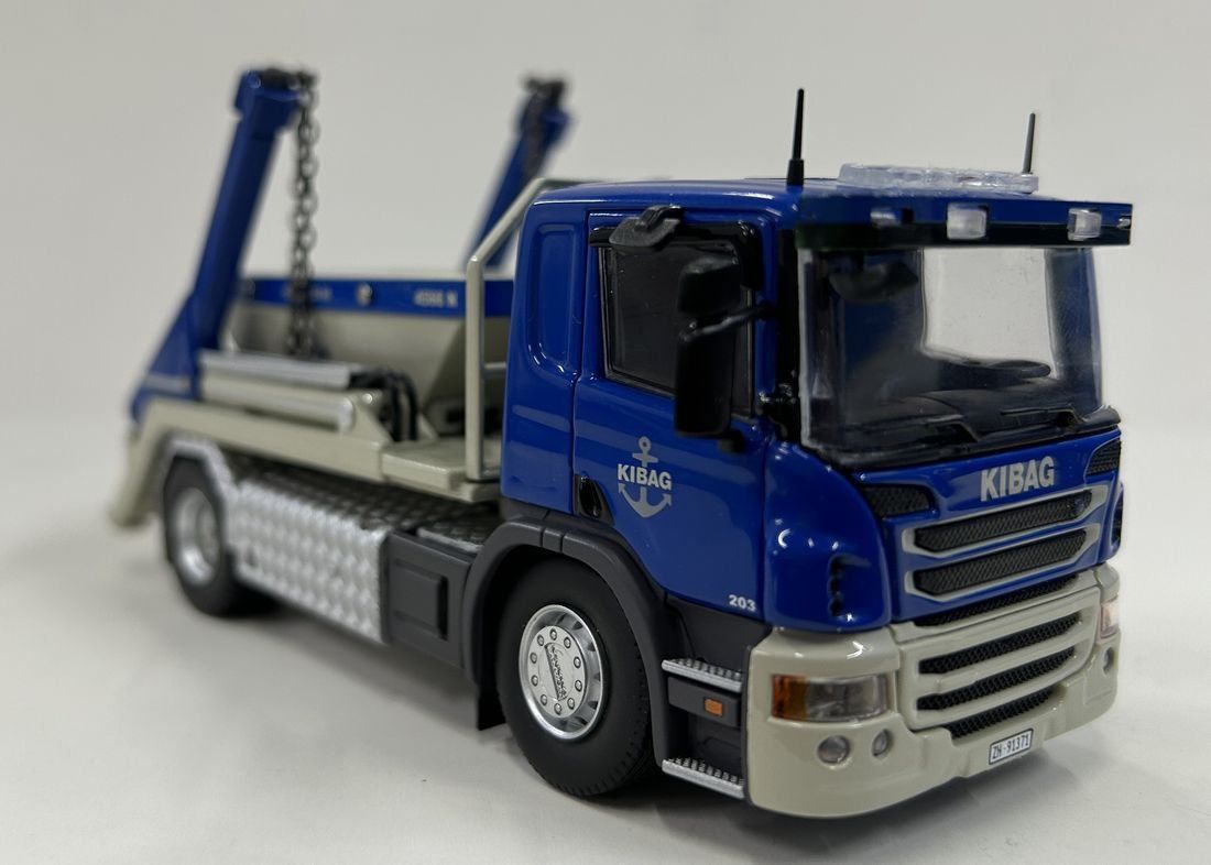 Scania Kit di modellismo & Modellini statici: 1:50 Tekno Scania P-Serie "Kibag" – Nuovo e nell'imballaggio originale da Affoltern am Albis venduto da Modellshop-8910 1