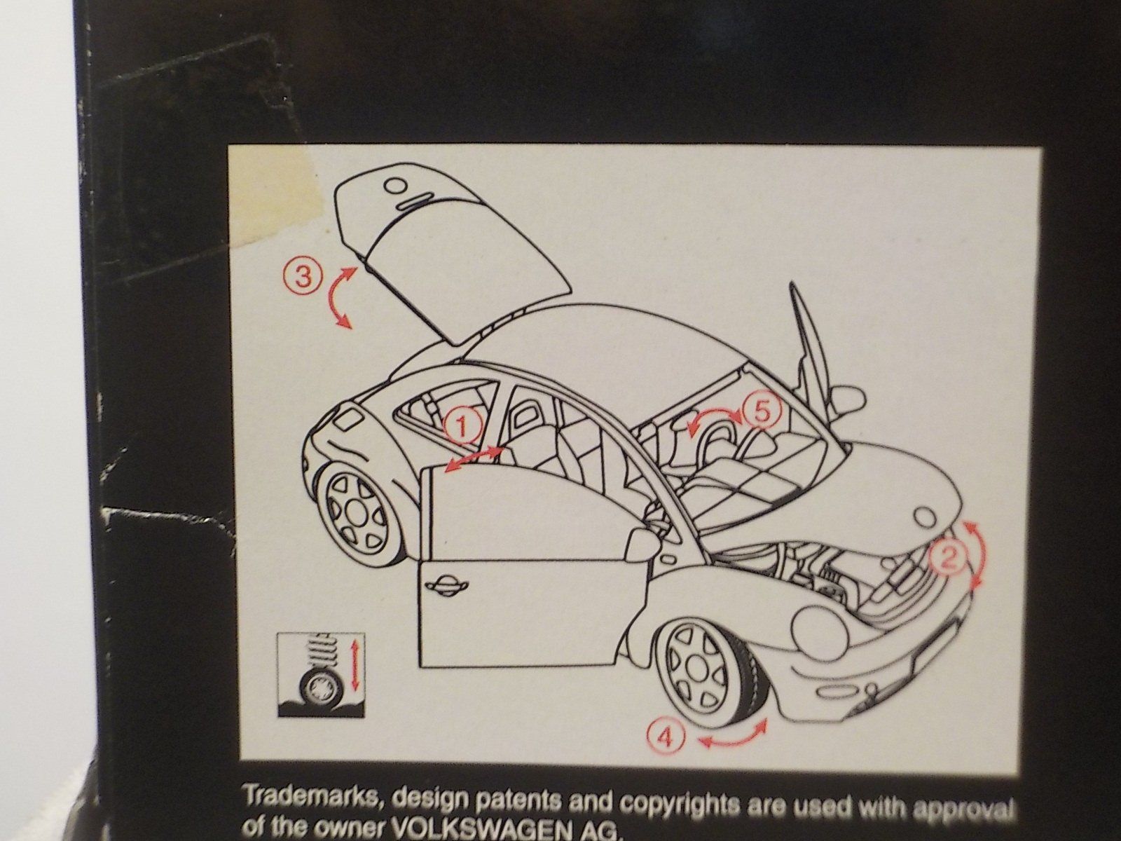 Volkswagen Modellini d'auto: Volkswagen New Beetle ende 90er – Nuovo e nell'imballaggio originale da Bülach venduto da Freieck 4
