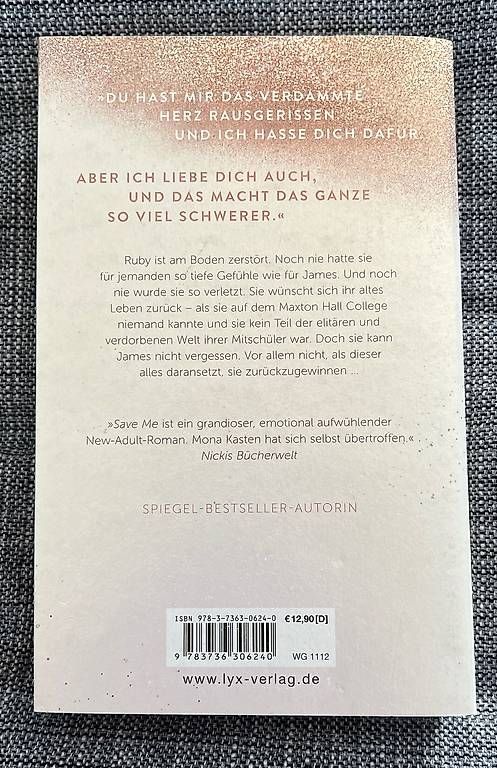 Libri: Save you/ Maxton Hall – Usato da Langendorf venduto da La26 1