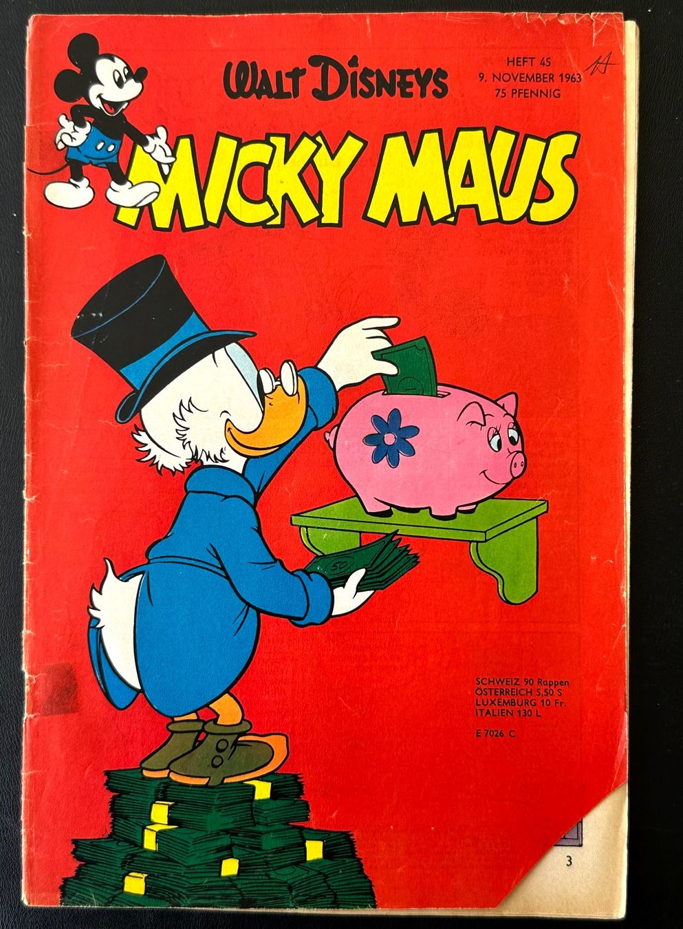 Fumetti: Mickey Maus Nr. 45 1963 Space – Usato da Seltisberg venduto da quadartswiss
