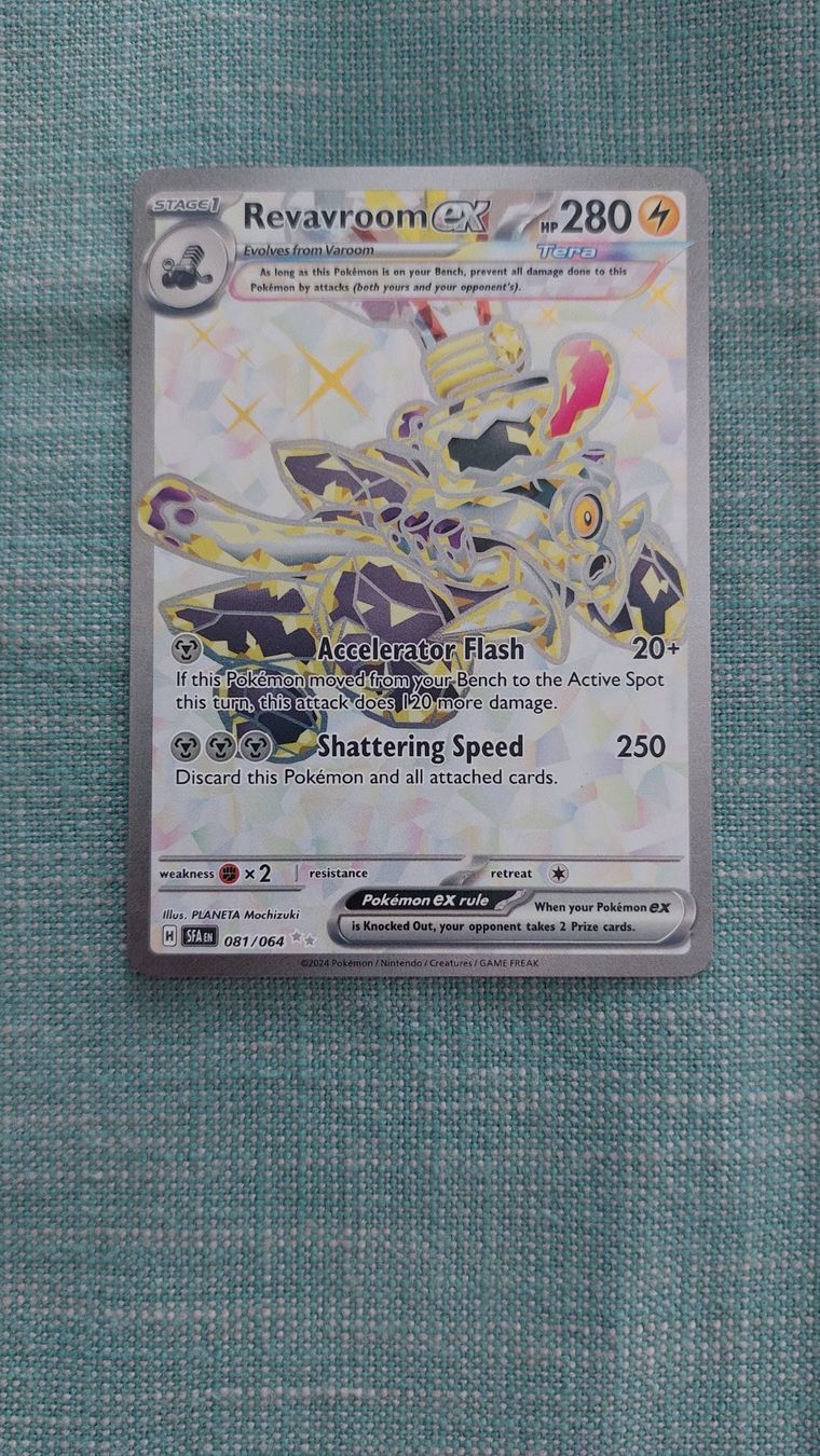 Pokémon Carte collezionabili: Revavroom ex Fullart Shrouded Fable – Nuovo (secondo la descrizione) da Bellinzona venduto da Pagur