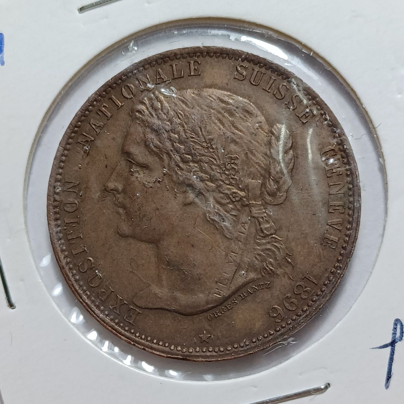 Medaglie: Medaille Bronze 1896 Genf unz – Usato da Pfäffikon ZH venduto da Welt_Muenzen