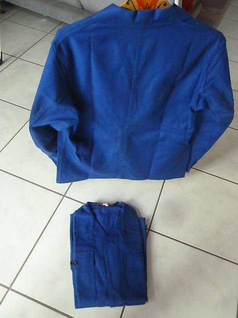 Camicie: Lutteurs blaue Überbluse  NEU Grösse 52 – Nuovo (secondo la descrizione) da Ueken venduto da dale02 2
