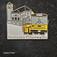 Postauto Oberwallis Anstecknadel - Seltenes Sammlerstück!