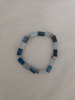 Bracelet lapis lazuli et calcite blue