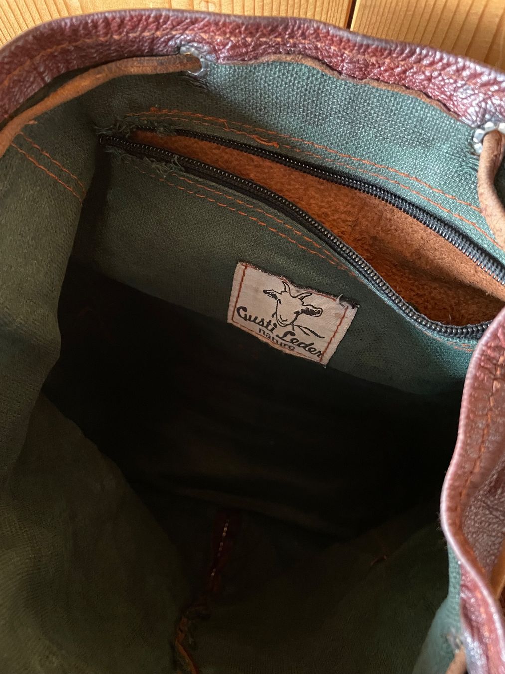 Zaini: GUSTI LEDER Rucksack aus Ziegenleder – Usato da St. Peterzell venduto da andrea2012 4