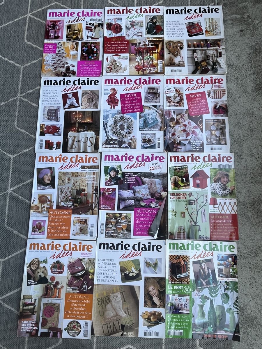 Riviste & Magazine: marie claire idées Hefte ab 2003 – Usato da Rorschacherberg venduto da Artmaru 2