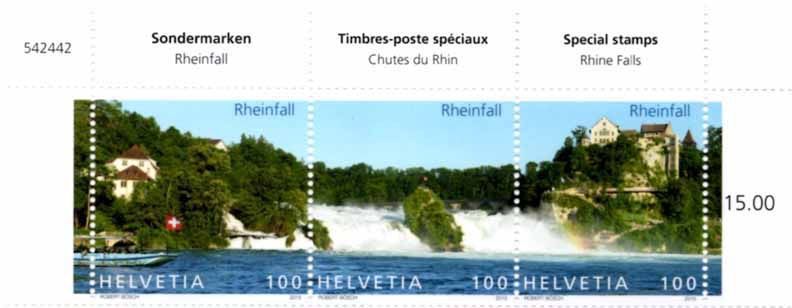 Tutti i francobolli: Serien-Streifen Rheinfall** – Nuovo (secondo la descrizione) da Dottikon venduto da haeusibuh5