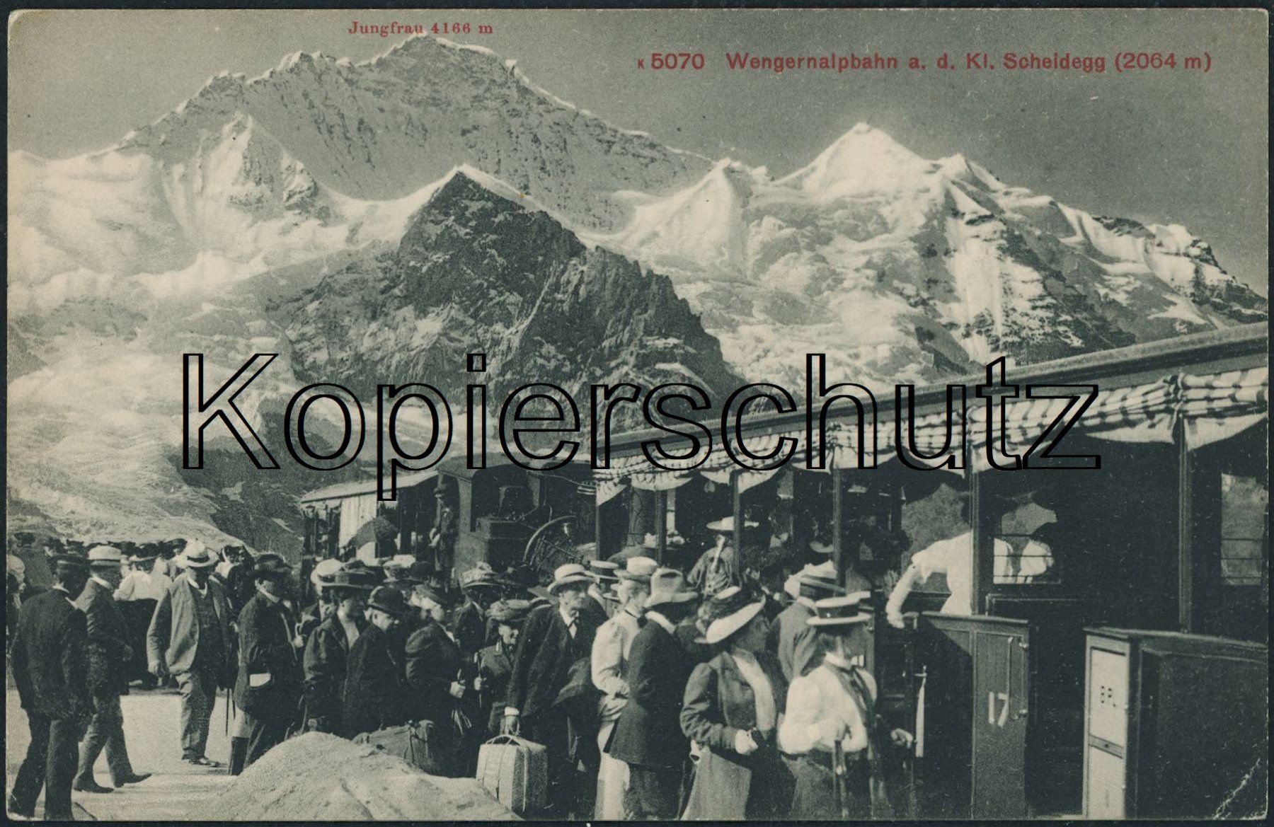 Ansichtskarten: BE Kleine Scheidegg - Bahnhof - Bahn WAB - Grindelwald – Neu (gemäss Beschreibung) aus Schindellegi von masutka7