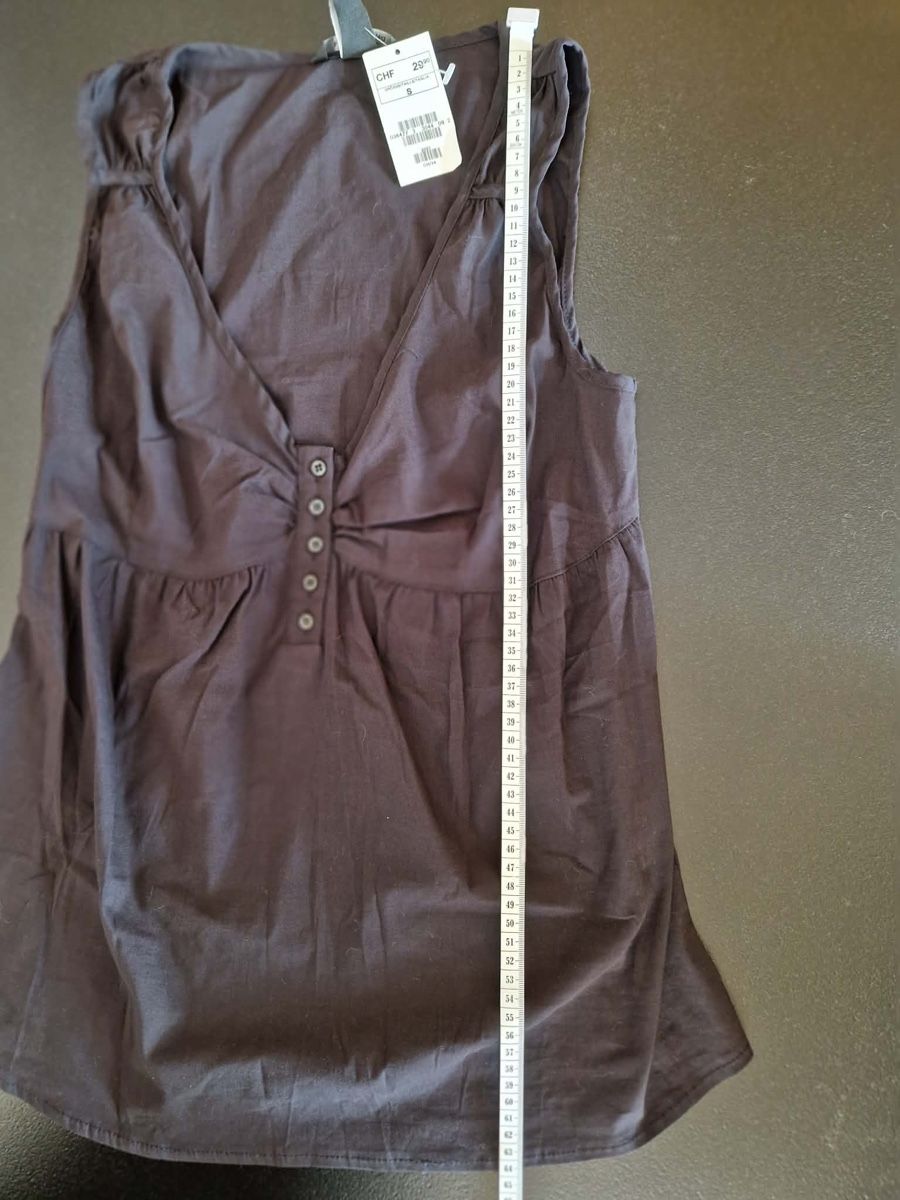 H&M Tops: Damen Top, schwarz, Gr. S, NEU – Neu und originalverpackt aus Hittnau von Katzenherz 2