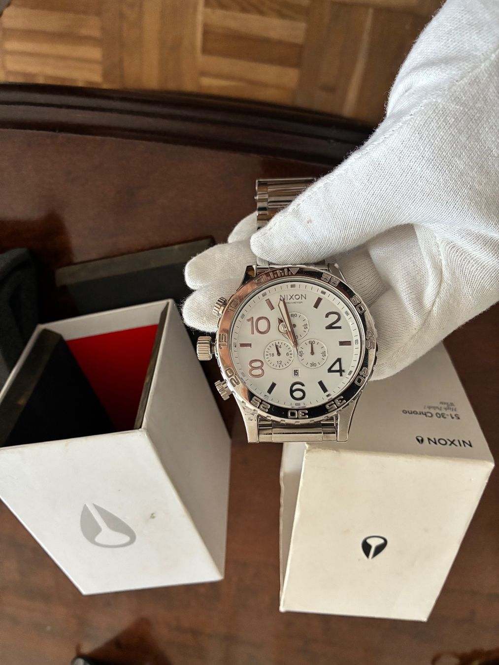 Nixon Orologi: Nixon Chronograph 51-30 White – Usato da Effretikon venduto da Ayra01