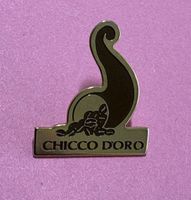Chicco D'Oro Anstecknadel Pin Goldig Kaffeewerbung Rarität