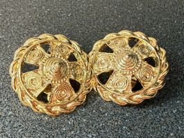 David Grau Vintage Ohrringe Clips Luxus Modeschmuck  