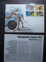 Numisbrief Olympische Spiele Albertville 1992