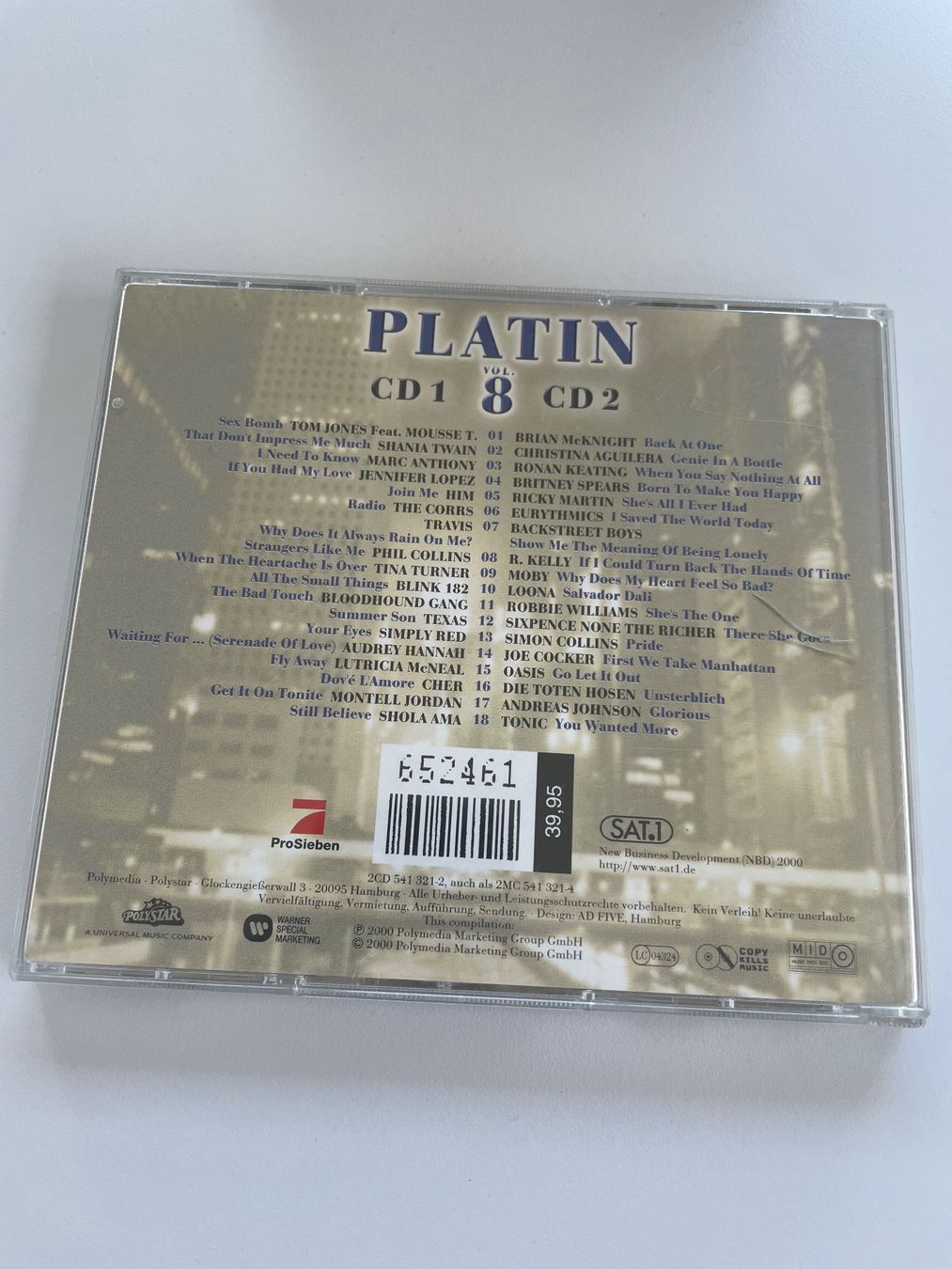 CD: Platin Vol. 8 - Doppel CD – Usato da Sargans venduto da Didis 1