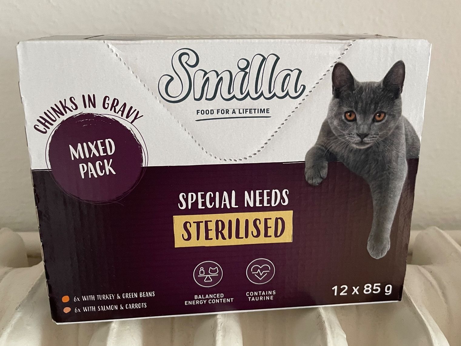Mangimi: Smilla Katzenfutter "Sterilised" - Mischpaket, 22 x 85g – Nuovo e nell'imballaggio originale da Zürich venduto da mar_xfn9