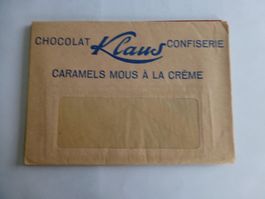Le Locle, Chocolatfabrik Klaus, Lieferschein Umschlag1952