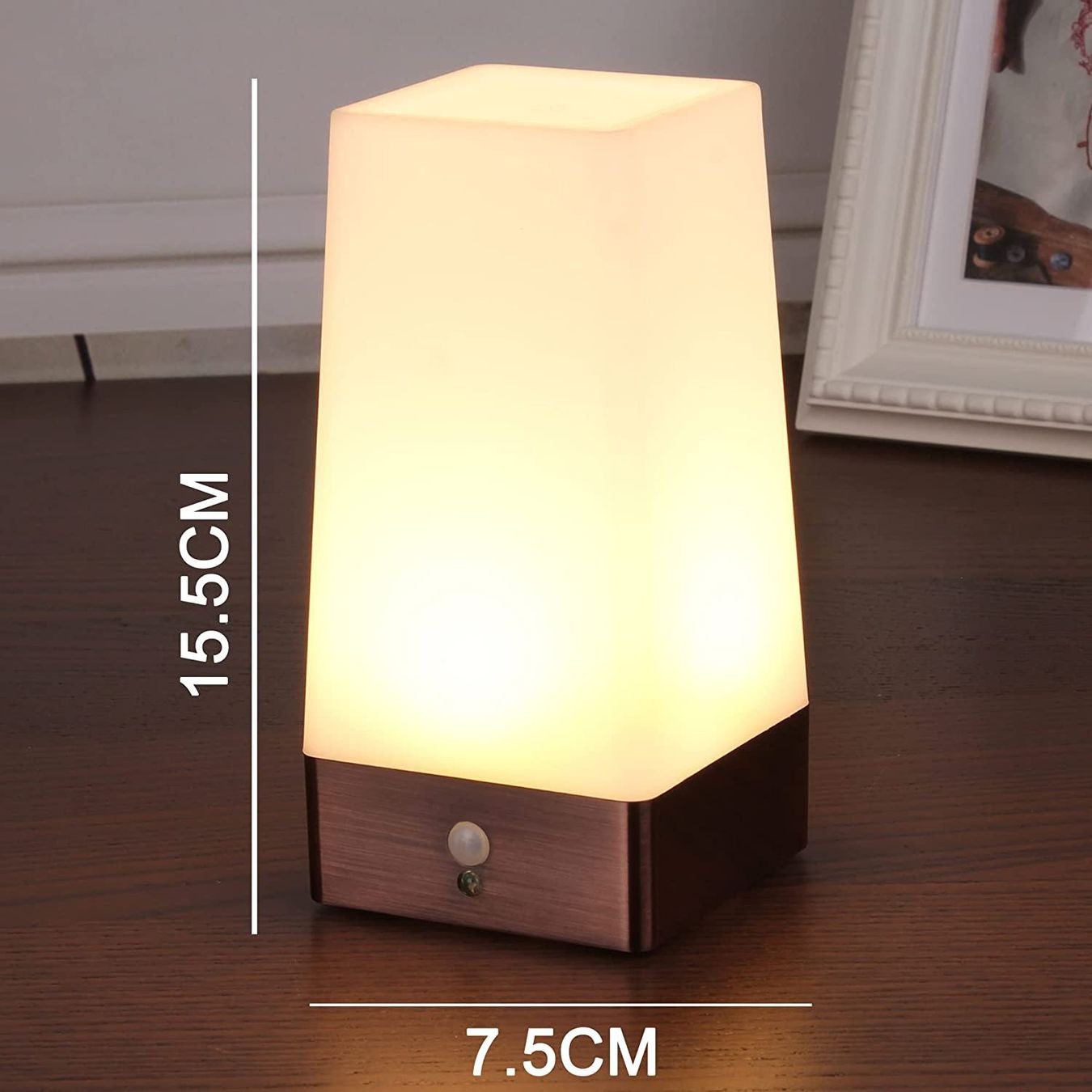 Lampade: 2er Pack NACHTTISCHLAMPE MIT BEWEGUNGSSENSOR Lampe Retro – Nuovo e nell'imballaggio originale da Hundwil venduto da Mr.Wong 1
