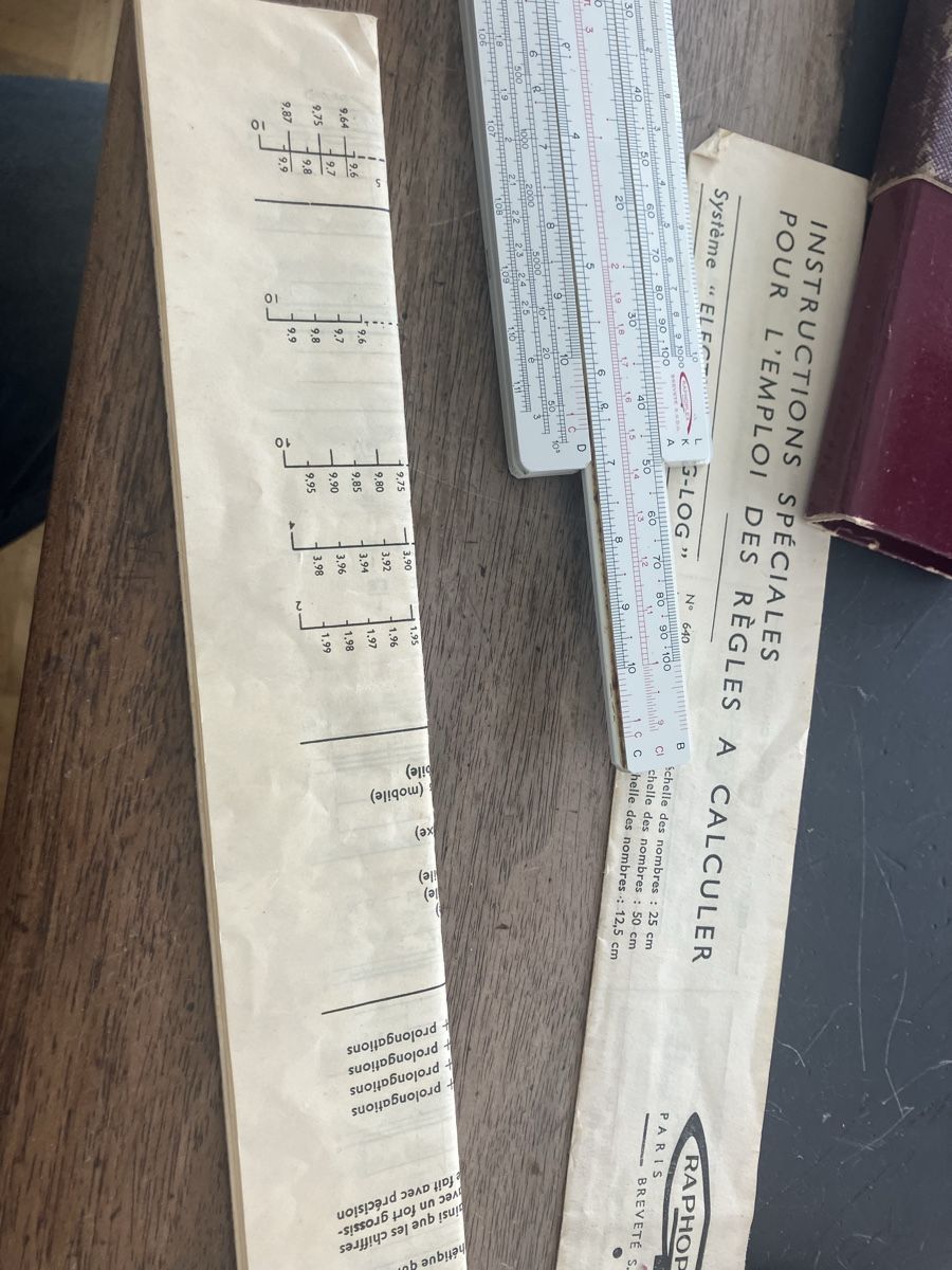 Altro in Scrittura & Disegno: Instructions spéciales emploi des règles à calculer – Usato da Fribourg venduto da Birchler.christian 1