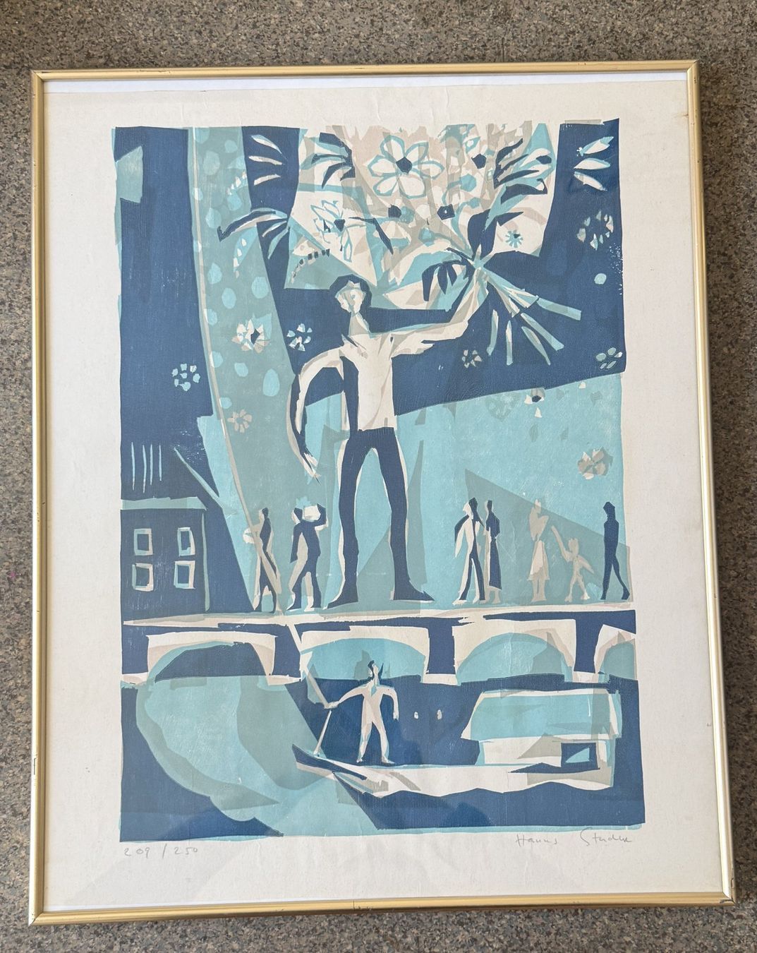 Grafica & Litografie: Lithographie von Hans Studer ab 1 Fr ! – Usato da Basel venduto da Meisenvogelnest 7