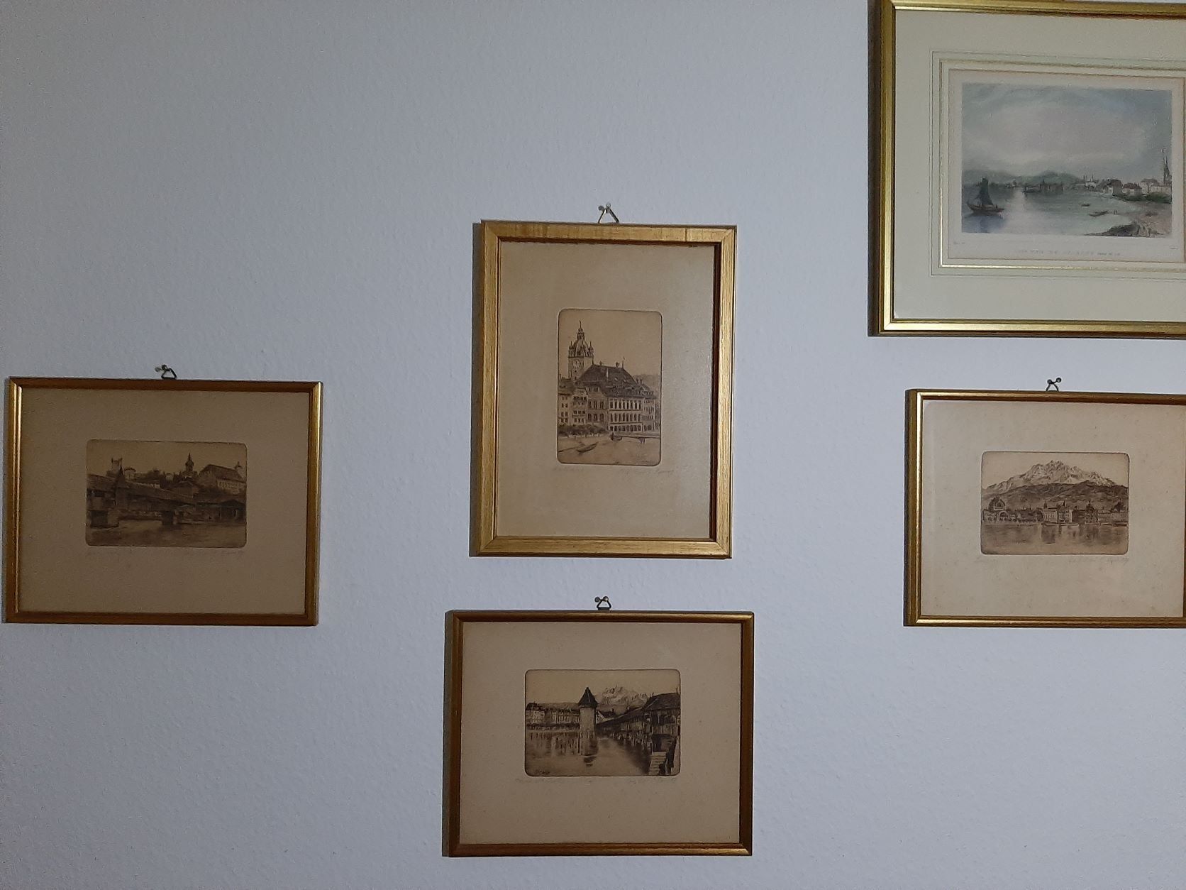 Foto & Immagini: Bilder-Luzern Original Radierungen handsigniert, Passpartout – Nuovo (secondo la descrizione) da Meggen venduto da ebu_t9xx