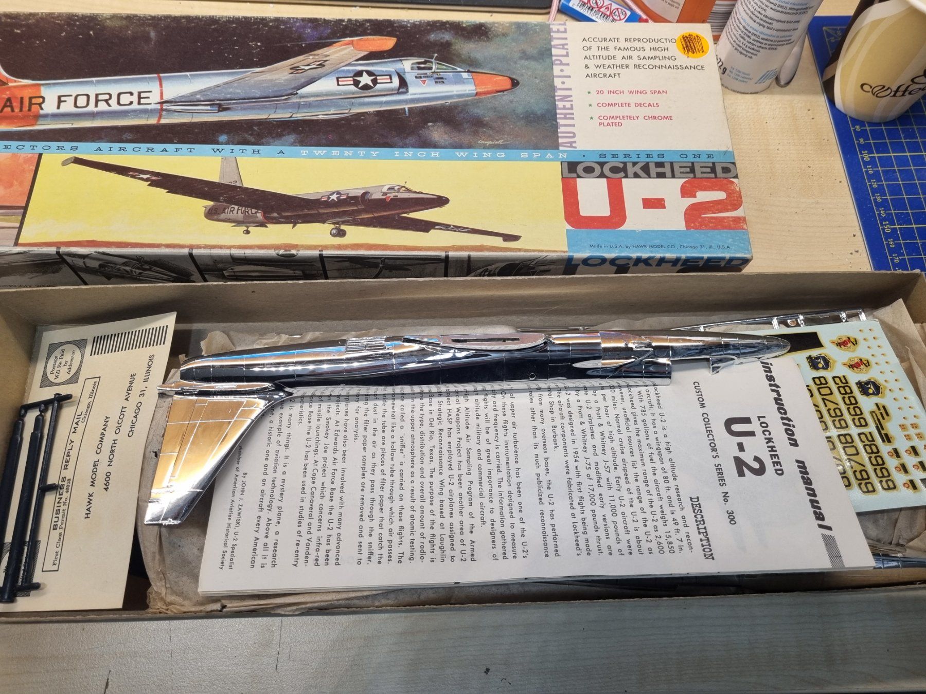 Lockheed Kit di modellismo & Modellini statici: LOCKHEED U-2 HAWK 1:72 CHROM – Usato da Männedorf venduto da Modell-Spezialisten 2