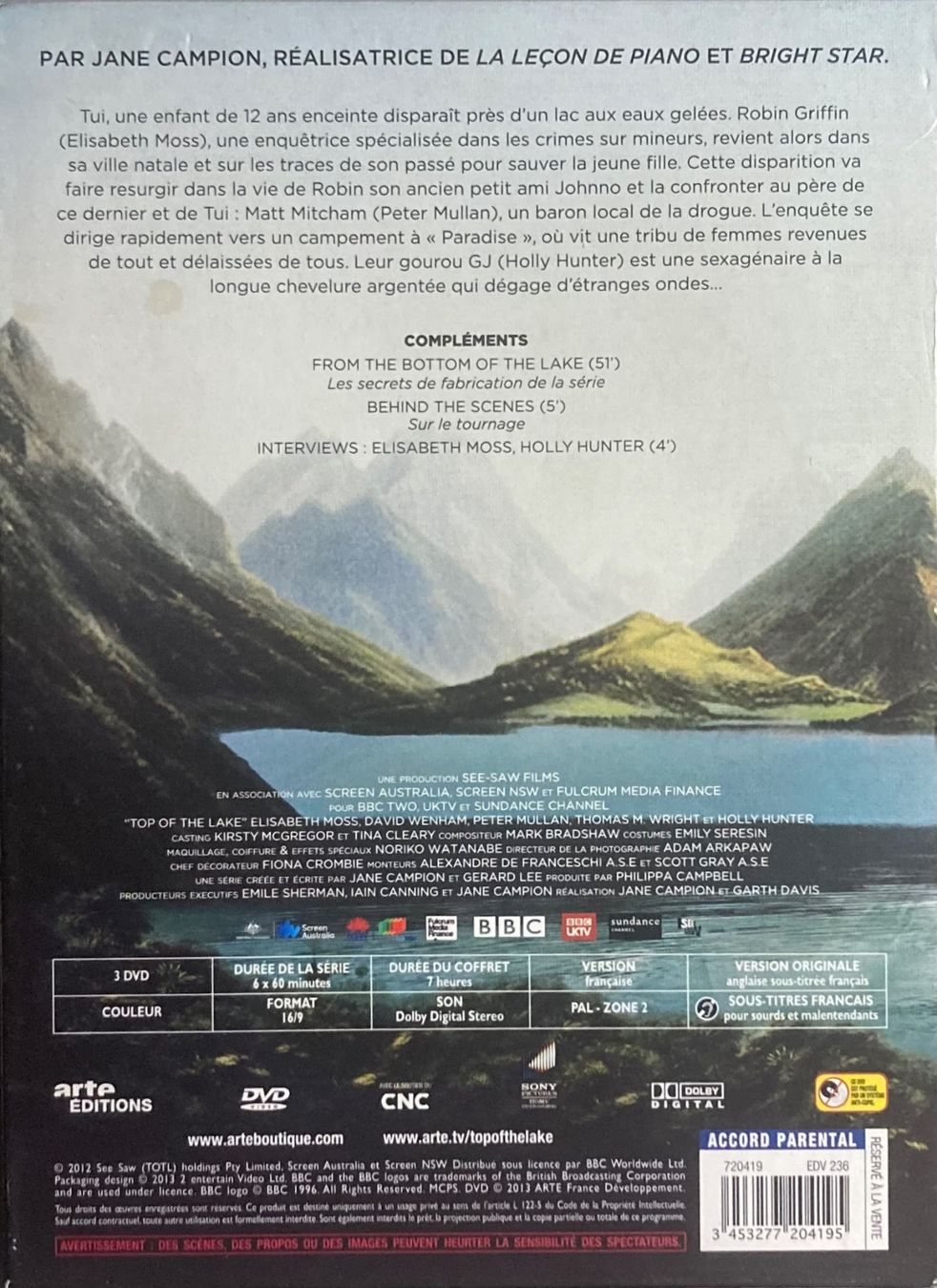 Tutti i DVDs: TOP OF THE LAKE – Usato da Poliez-Pittet venduto da Newtown-Records 2