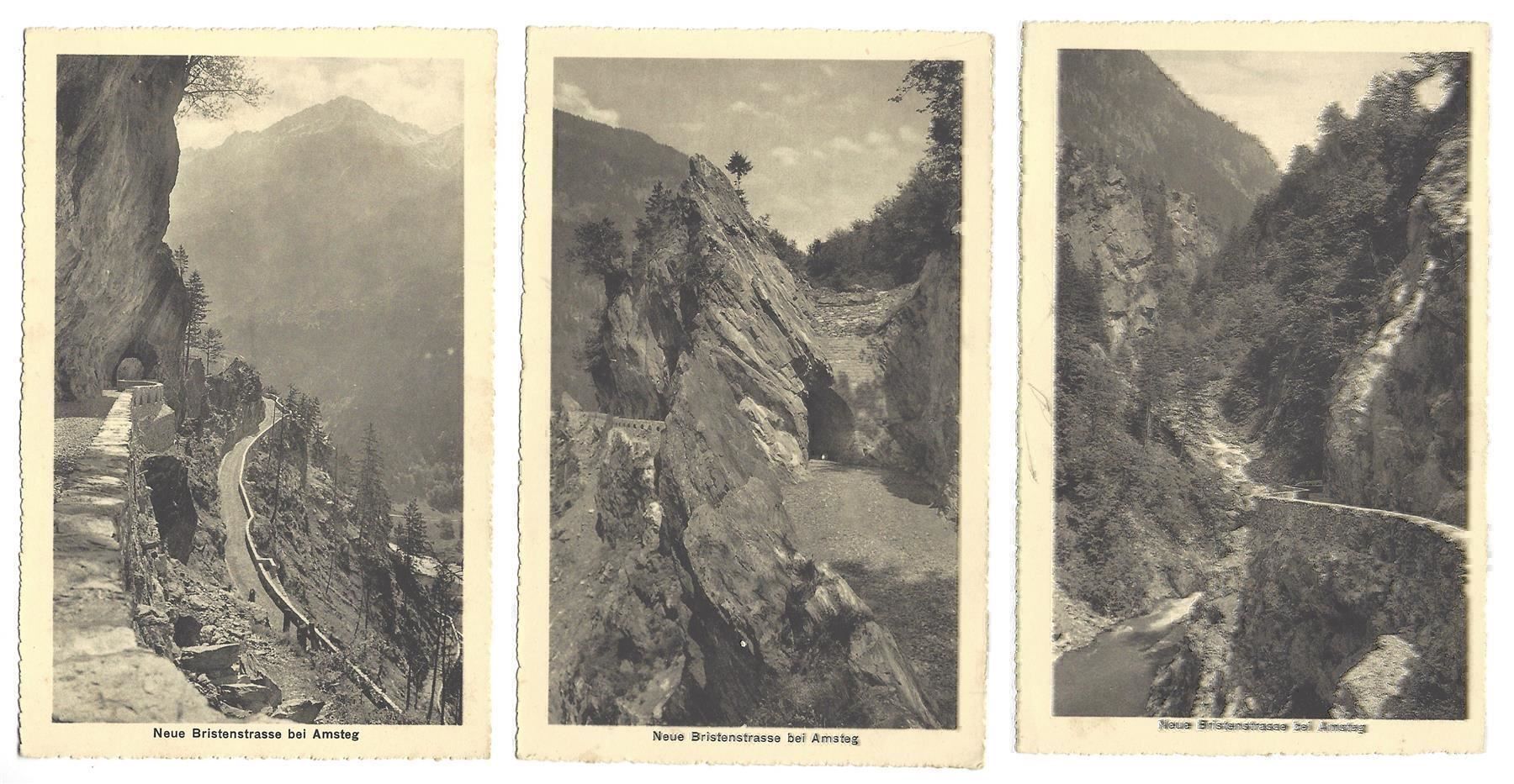 Cartoline postali: Bristenstrasse bei Amsteg Uri – Usato da Frauenfeld venduto da Astra13