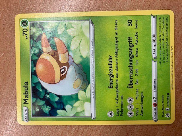 Pokemon Mabula 015/159 c | Kaufen auf Ricardo