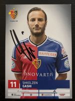 FC Basel Autogrammkarte Shkelzen Gashi, signiert! Top!